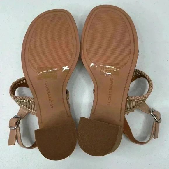 NWT Lucky Brand Women's Sabene Strappy High
Heel Sandals Buckle Closure Sz 8M/39 - Picture 8 of 15